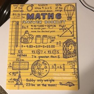 Teaching Textbooks Math 6 answer booklet